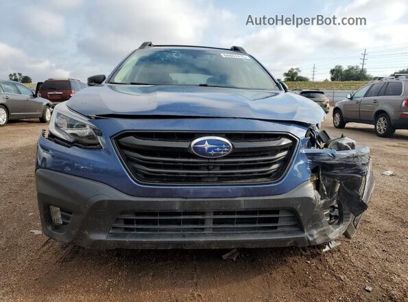 4S4BTGJD8M3115584 2021 SUBARU OUTBACK Blue Դիմացի տեսք
