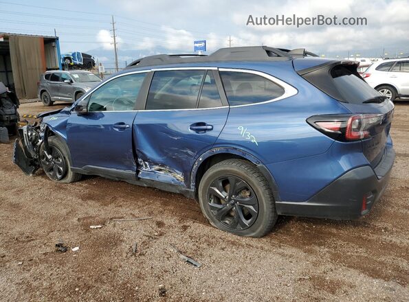 4S4BTGJD8M3115584 2021 SUBARU OUTBACK Blue Հետևի ձախ