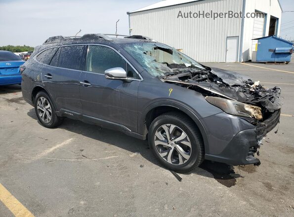 4S4BTGPD2M3105690 2021 SUBARU OUTBACK Gray Delantero derecho