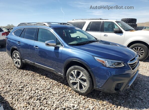 4S4BTGPDXM3224538 2021 SUBARU OUTBACK Blue Delantero derecho
