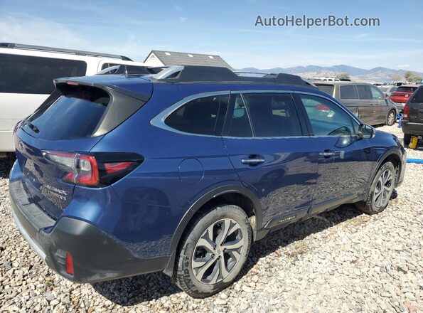 4S4BTGPDXM3224538 2021 SUBARU OUTBACK Blue Trasero derecho