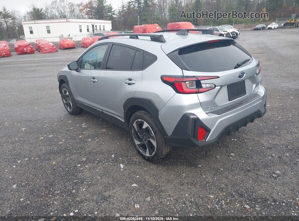 4S4GUHM61S3706228 2025 SUBARU CROSSTREK Серебряный Задняя левая четверть