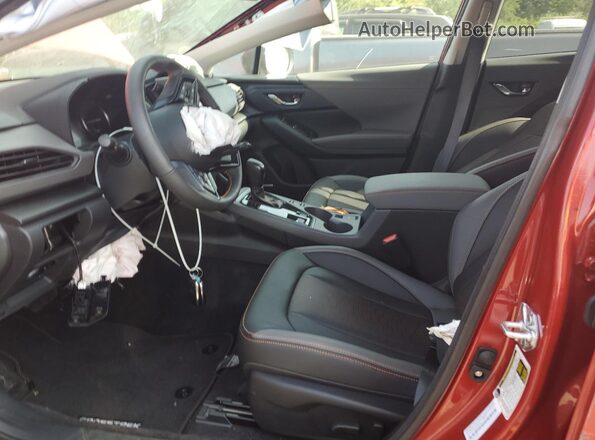 4S4GUHM61S3718749 2025 SUBARU CROSSTREK Red Vista interior delantera