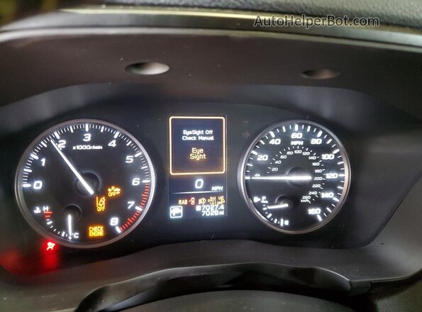4S4WMAFD7S3410886 2025 SUBARU ASCENT Черный Вид щитка приборов