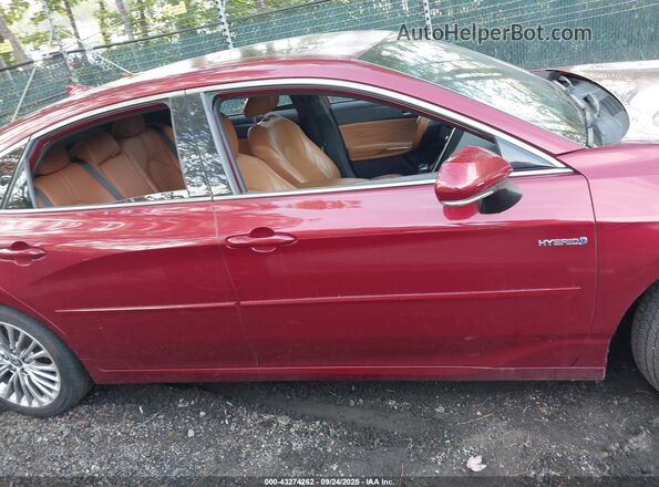 4T1DA1AB7MU004397 2021 TOYOTA LIMITED Красный Вид задней части салона
