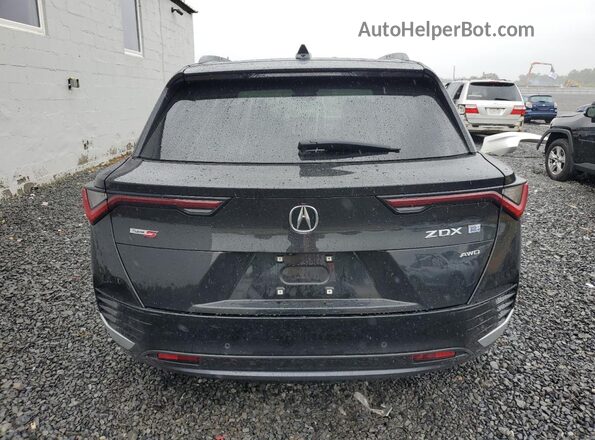 4W5XHPRL5RZ502642 2024 ACURA ZDX Black Вид ззаду