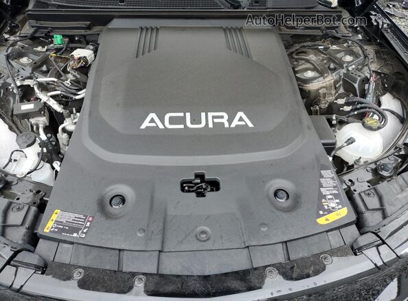 4W5XHPRL5RZ502642 2024 ACURA ZDX Black Вид підкапотного простору