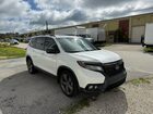 2021 Honda Passport Touring White vin: 5FNYF7H9XMB009275