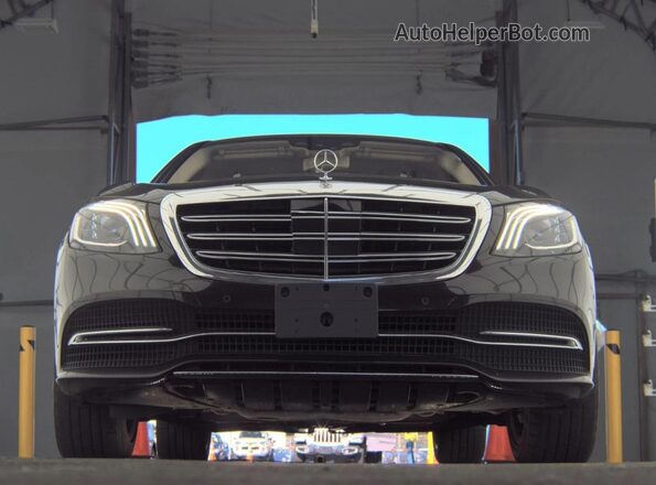 WDDUG8GB6KA437409 2019 MERCEDES-BENZ S Black Rear interior view