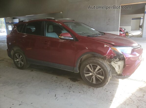 2T3WFREV9JW510572 2018 TOYOTA RAV4 Красный Вид спереди