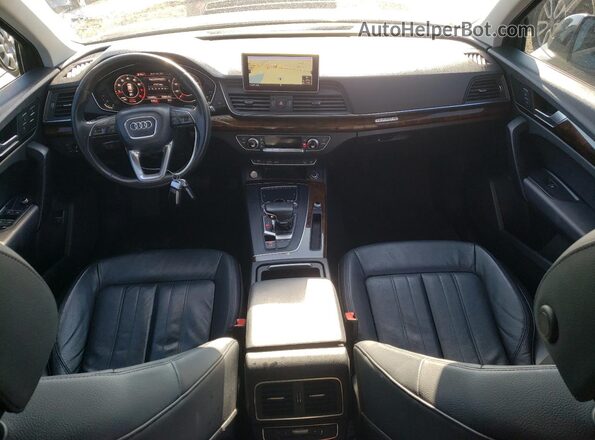 WA1ANAFY8J2011157 2018 AUDI Q5 Black Vista del cuadro de instrumentos