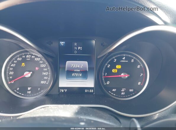 55SWF4JB6GU147661 2016 MERCEDES-BENZ C-CLASS Black Вид задніх сидінь