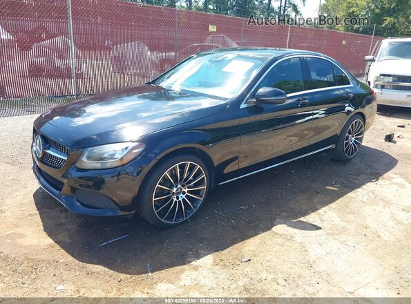 55SWF4JB6GU147661 2016 MERCEDES-BENZ C-CLASS Black Передня ліва чверть