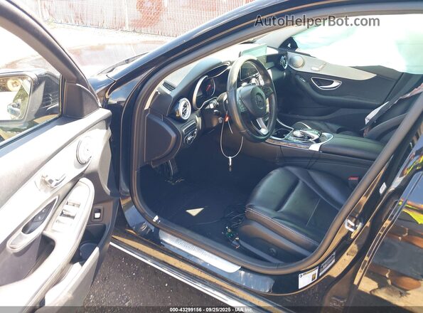55SWF4JB6GU147661 2016 MERCEDES-BENZ C-CLASS Black Вид салону спереду