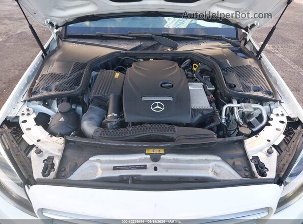 55SWF4JB6HU217483 2017 MERCEDES-BENZ C-CLASS White უკანა ხედი