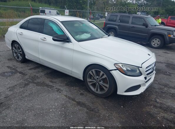 55SWF4JB7GU174478 2016 MERCEDES-BENZ C-CLASS White Передня права чверть