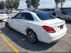 2016 Mercedes-benz C 300   White vin: 55SWF4JB8GU158516
