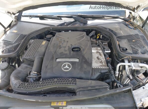 55SWF4JB8GU158516 2016 MERCEDES-BENZ C-CLASS White Widok z tyłu