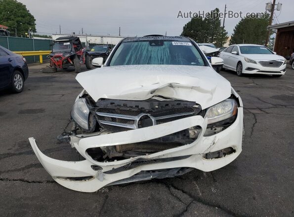 55SWF4KB7HU192320 2017 MERCEDES-BENZ C White Widok z przodu