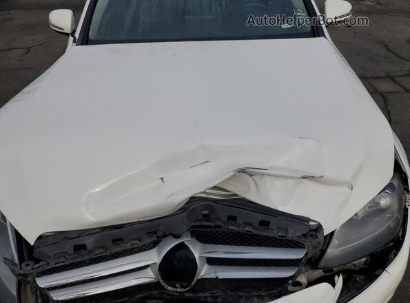 55SWF4KB7HU192320 2017 MERCEDES-BENZ C White Widok wnętrza z tyłu