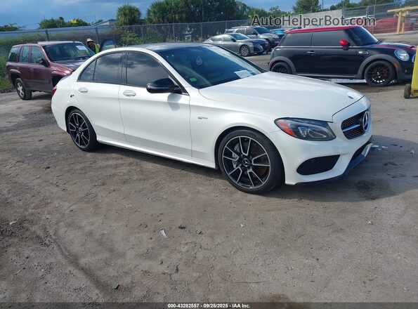 55SWF6EB1HU180297 2017 MERCEDES-BENZ AMG C 43 White წინა მარჯვენა