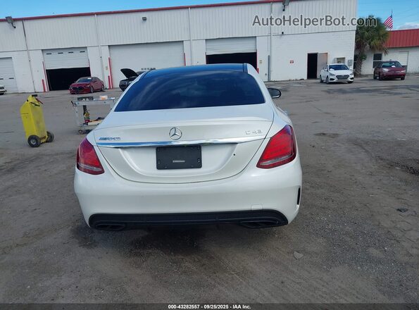 55SWF6EB1HU180297 2017 MERCEDES-BENZ AMG C 43 White 