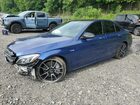 2018 Mercedes-benz C 43 4matic Amg Blue vin: 55SWF6EB7JU269622