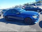 2018 Mercedes-benz Amg C 63 S Blue vin: 55SWF8HB1JU236235