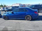2018 Mercedes-benz Amg C 63 S Blue vin: 55SWF8HB1JU236235