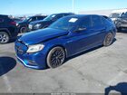 2018 Mercedes-benz Amg C 63 S Blue vin: 55SWF8HB1JU236235