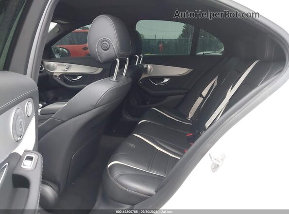 55SWF8HB8HU179607 2017 MERCEDES-BENZ AMG C 63 White Widok naklejki z numerem VIN