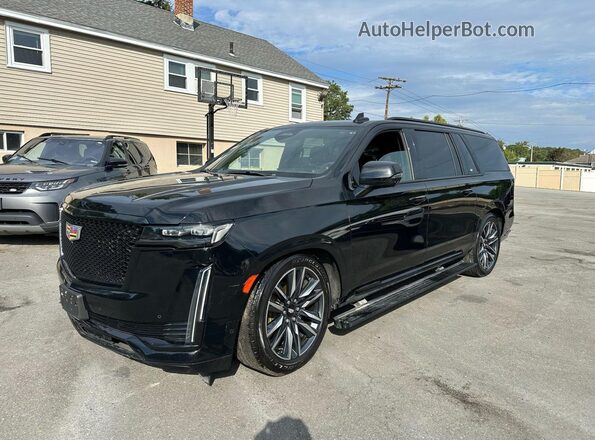 1GYS3PKL5MR242875 2021 CADILLAC ESCALADE Черный Задняя левая четверть