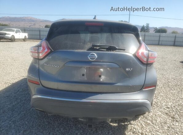 5N1AZ2MG4JN169290 2018 NISSAN MURANO Gray Widok wnętrza z przodu