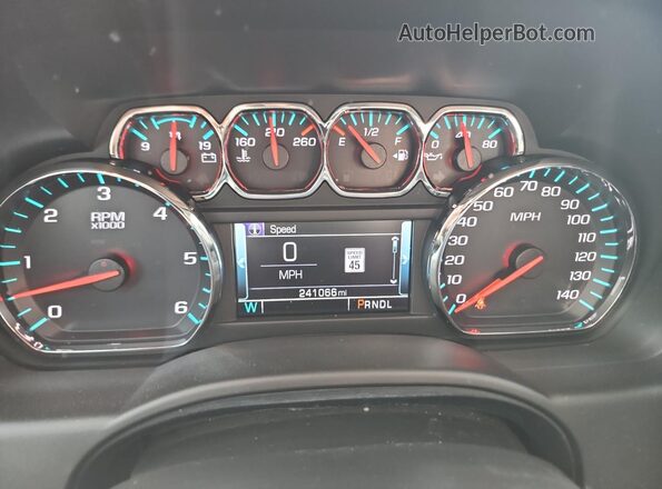 1GNSKHKC1JR108043 2018 CHEVROLET SUBURBAN Black Вид щитка приладів