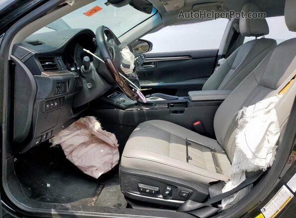 58ABK1GG0JU080619 2018 LEXUS ES Black Front interior view