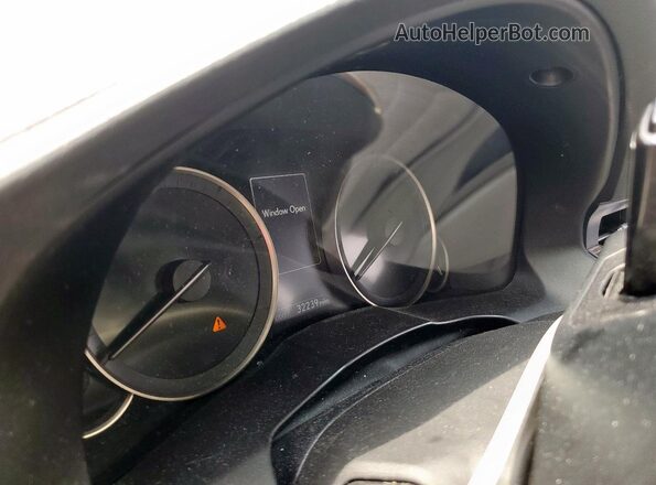 58ABK1GG0JU080619 2018 LEXUS ES Black Instrument cluster view