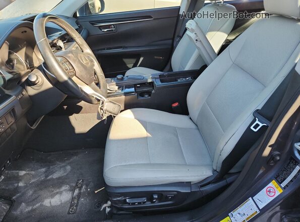 58ABK1GG2HU070703 2017 LEXUS ES Silver Вид салону спереду