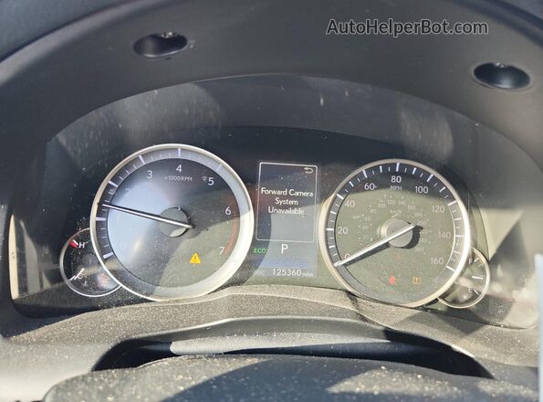 58ABK1GG2HU070703 2017 LEXUS ES Silver Вид щитка приладів
