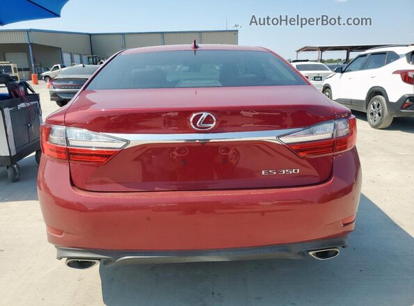 58ABK1GG7JU095831 2018 LEXUS ES Red უკანა ხედი
