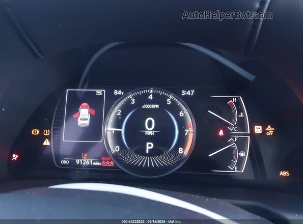 58ACZ1B13LU080510 2020 LEXUS ES 350 Black Widok tylnych siedzeń