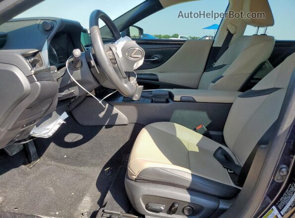 58ACZ1B13MU093341 2021 LEXUS ES Blue Widok wnętrza z przodu