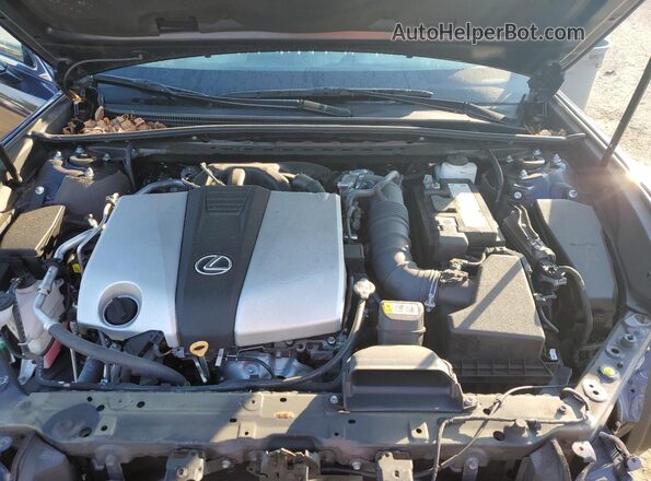 58ADZ1B19MU103746 2021 LEXUS ES Синий Вид задней части салона