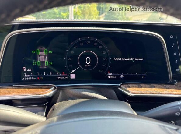 1GYS4GKL9MR205731 2021 CADILLAC ESCALADE White Вид панелі приладів