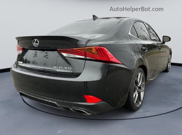 JTHC81D22K5035098 2019 LEXUS IS Black წინა ხედი