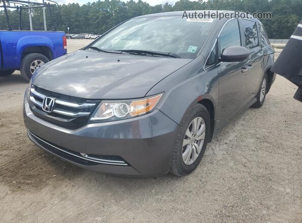 5FNRL5H32HB009774 2017 HONDA ODYSSEY Серый Передняя левая четверть