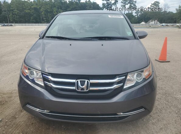 5FNRL5H32HB009774 2017 HONDA ODYSSEY Серый Вид спереди