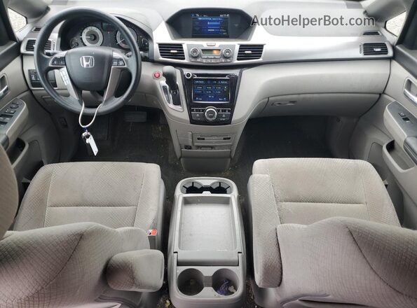 5FNRL5H39HB020108 2017 HONDA ODYSSEY Gray Առջևի վահանակի տեսք