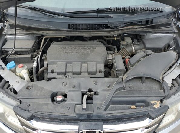 5FNRL5H39HB026149 2017 HONDA ODYSSEY Silver Vista del compartimento del motor
