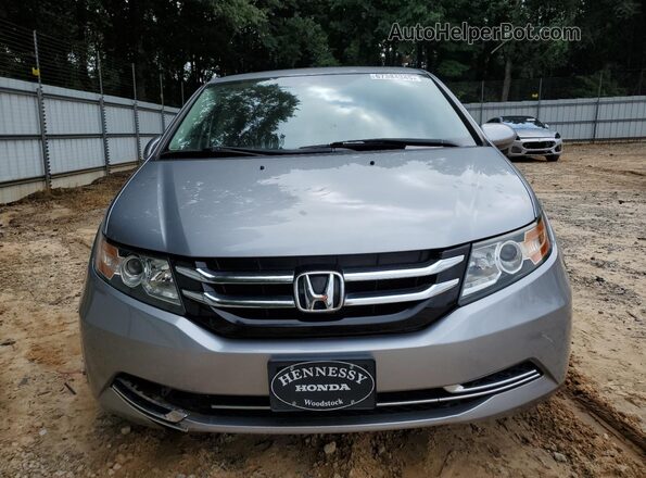 5FNRL5H60HB004227 2017 HONDA ODYSSEY Silver Widok z przodu