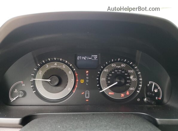 5FNRL5H60HB004227 2017 HONDA ODYSSEY Silver Widok zestawu wskaźników
